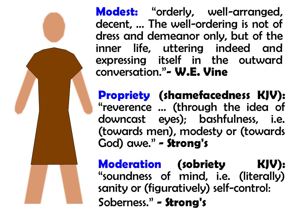 Modest clearance apparel kjv